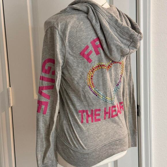 Y2K Size Medium Light Weight Thin 2000s Bedazzled Jacket Soft & Snatched Fit - Picture 2 of 8